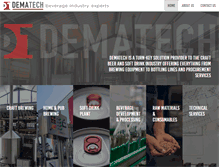 Tablet Screenshot of dematechsa.com